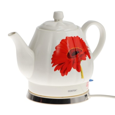Electric kettle Centek CT-0062, ceramics, 2 l, 2000 watts, "Herbera"