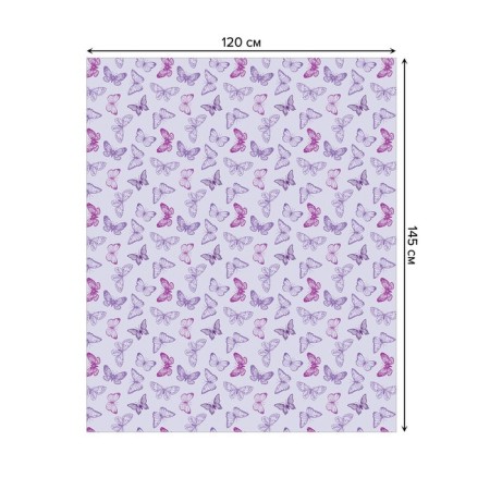 The tablecloth "Summer butterflies", rectangular, Saten, size 120x145 cm-1