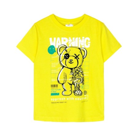 T -shirt for a boy, height 110 cm, yellow color-3
