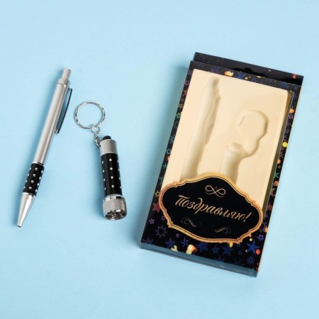 Gift set 2V1 (pen, black flashlight)