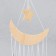 Wind music wood, metal "Month with a star" 9 tubes 54x13 cm
