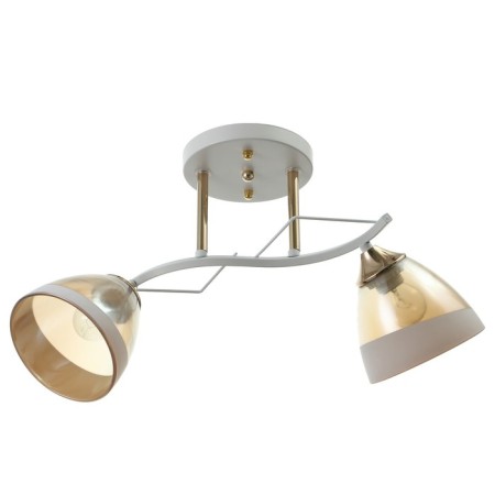 Adelela chandelier 2he27 40W white-gold 57x25x26 cm Bayerlux