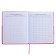 Universal Grade 1-11 Diary, 48 pink sheets, firm artificial leather cover, pancake embossing, liesse