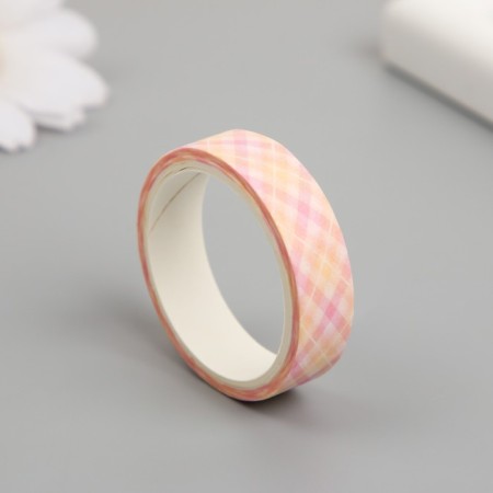 Adhesive tape Paper "Bright Summer" Width 1; 1.5 cm winding 3 m set 8 pcs-1