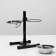 Stand with bowls, 2 x 350 ml, height 30 cm, collapsible, black
