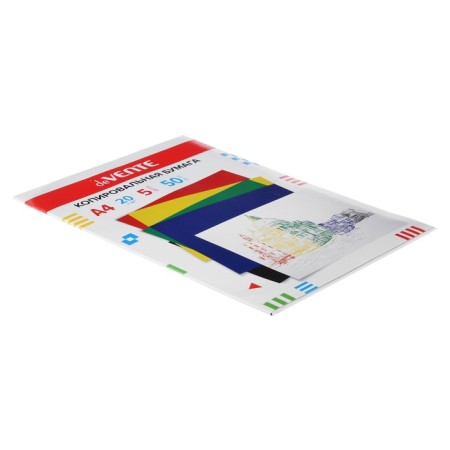 Copy paper (copy) A4, Devente, 50 sheets, 5 colors: red, yellow, green, blue, black-1