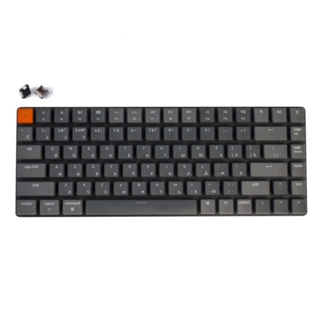 Wireless mechanical ultra -thin keyboard Keychron K3, 84 keys, RGB backlight, b 108244