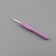 Knitting hook, with a plastic handle, d = 5 mm, 14 cm, lilac color