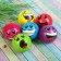 The ball "Smiley", soft, 6.3 cm, species mix