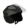 The helmet open with two visors, size XL (60-61), model-BLD-708E, black matte