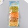 Set of beads for creativity tree "mustard" d-0.8 cm, 4 colors x 15 g