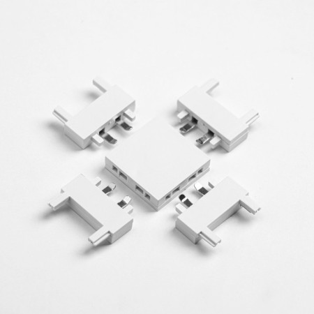 Connector ultra-shaped x-shaped white 4.6x4.6x0.6 cm-1