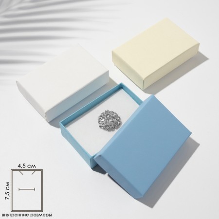 Gift box for brooch "Classic" tenderness, 5 × 8, color mix-1