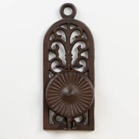 Cast iron candle for 1 candle wall "openwork" 24x10x12.5 cm-4