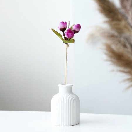 Decor on the stick "Flower", lilac