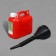 Kanistr Fuel and Manic Ground, 5 L, with a funnel, red