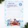 New Year. Letter from Santa Claus and Snow Maiden "Winter"