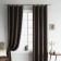 Set of curtains "Merlin", size 2x145x270 cm, brown color