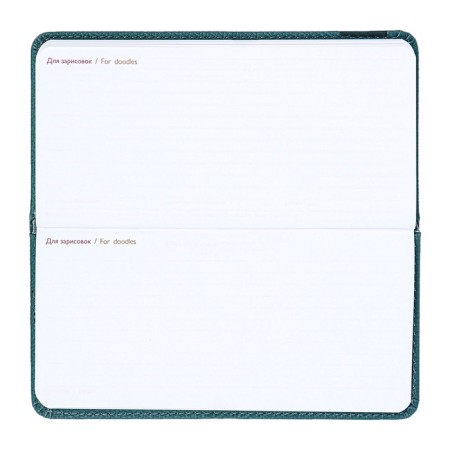 The weekly dated 2025, Escalada, 170 x 88mm, a solid cover with foam rubber, artificial leather, 64 sheets, pancake embossing, block 70, blue-13