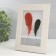 Photo frame Plastic 10x15 cm "Rombs. Texture of the tree" White 18.5x13.5 cm