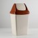 Garbage bucket with a floating lid, 15 l, color mix