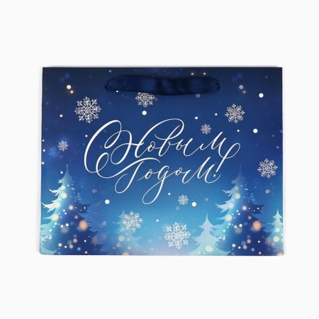 Laminated horizontal package “Happy New Year”, MS 18 x 23 x 10 cm, New Year-4