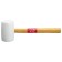 Kiyanka rubber bison 20511-900_z02, white rubber, wooden handle, 900 g
