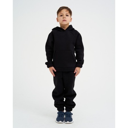 Children's costume with the basis (sweatshirt, trousers) KAFTAN "Basic Line" R.30 (98-104), black-1