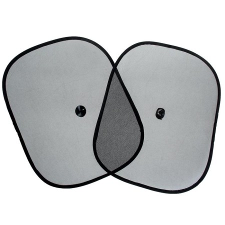 Torso sunset curtains for car, on suction cups, 44 x 37 cm, set 2 pcs