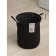 Belly basket Laundry Round Dolyana, 35 × 45 cm, black color