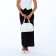 Women's bag with lightning, white color