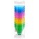 Volan for badminton, 12 pcs., Plastic, color mix