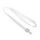 Baiga tape, width-15 mm, length-80 cm, with plastic holder, white