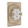 Double SE GLOSSA, 16 A, 250 V, built -in, without salary, IP20, beige, GSL000220