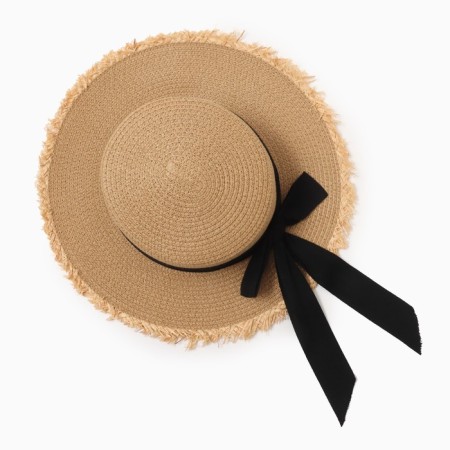 Women's hat minku, light brown color, rr 58-1