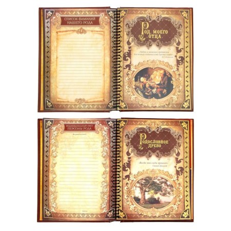 The genealogy book "Family History", 27 sheets, 24.5 x 29.2 cm-7