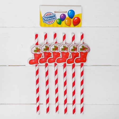 Pipe for the cocktail "sock", a set of 10 pcs.-2