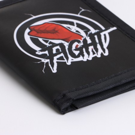 Children's wallet on Velcro "chosen", black color-2