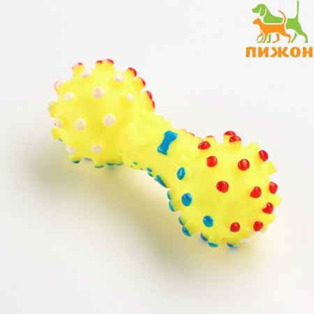 Brying toy "Small dumbbell" for dogs, 12.5 cm, yellow