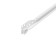 Roller guides tundra, l = 400 mm, thickness 0.8 mm, white, 2 pcs.