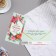 Money envelope "On Birthday!" glitter, green frame, 8.3x16.7 cm