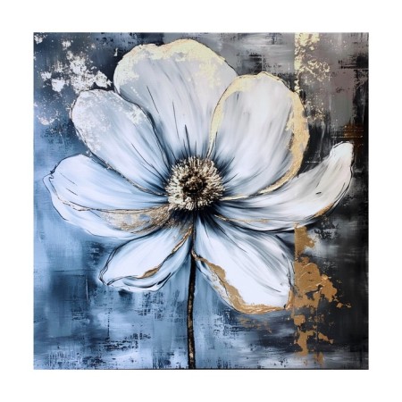 Picture on canvas "Flower with golden petals" 50*50 cm