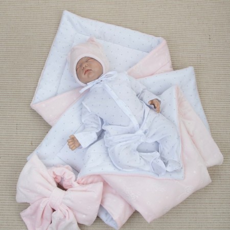 Set for discharge Winter Kinderlitto "Bear on the Moon", 6 items, height 56-62 cm, pink color-7