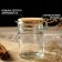 Glass jar for spices with Eco Buggel Castle, 200 ml, 9 × 6.5 × 9.5 cm