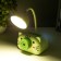 Board lamp "Kisa" LED 3W USB green 9.5x7.4x22 cm Risalux