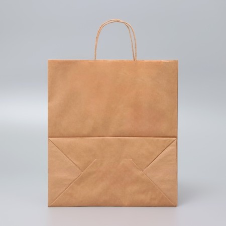Package Craft without print, twisted handle, 28 x 15 x 32 cm-1
