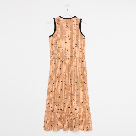 Sarafan female, orange color, size 48-9