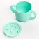 Slipper container, green color