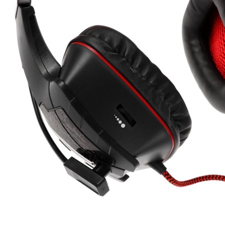 Qumo Arsenal headphones, game, microphone, USB, 2M, backlight, black-5