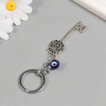 Keychain from the evil eye Metal "key with a lion" 2.5x6.2 cm-2